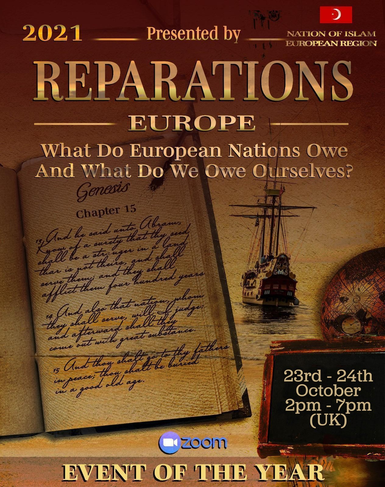 You are currently viewing REPARATIONS – EUROPE: What Do European Nation Owe And What Do We Owe Ourselves?