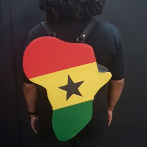 Ghana Flag African Map Backpack