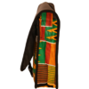 African Print Afrocentric Faux Leather Satchel Bag – Africa Map - Image 3