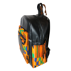 African Print Afrocentric Faux Leather Rucksack 13 - Image 2