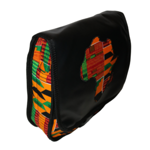 African Print Afrocentric Faux Leather Satchel Bag – Africa Map (9)