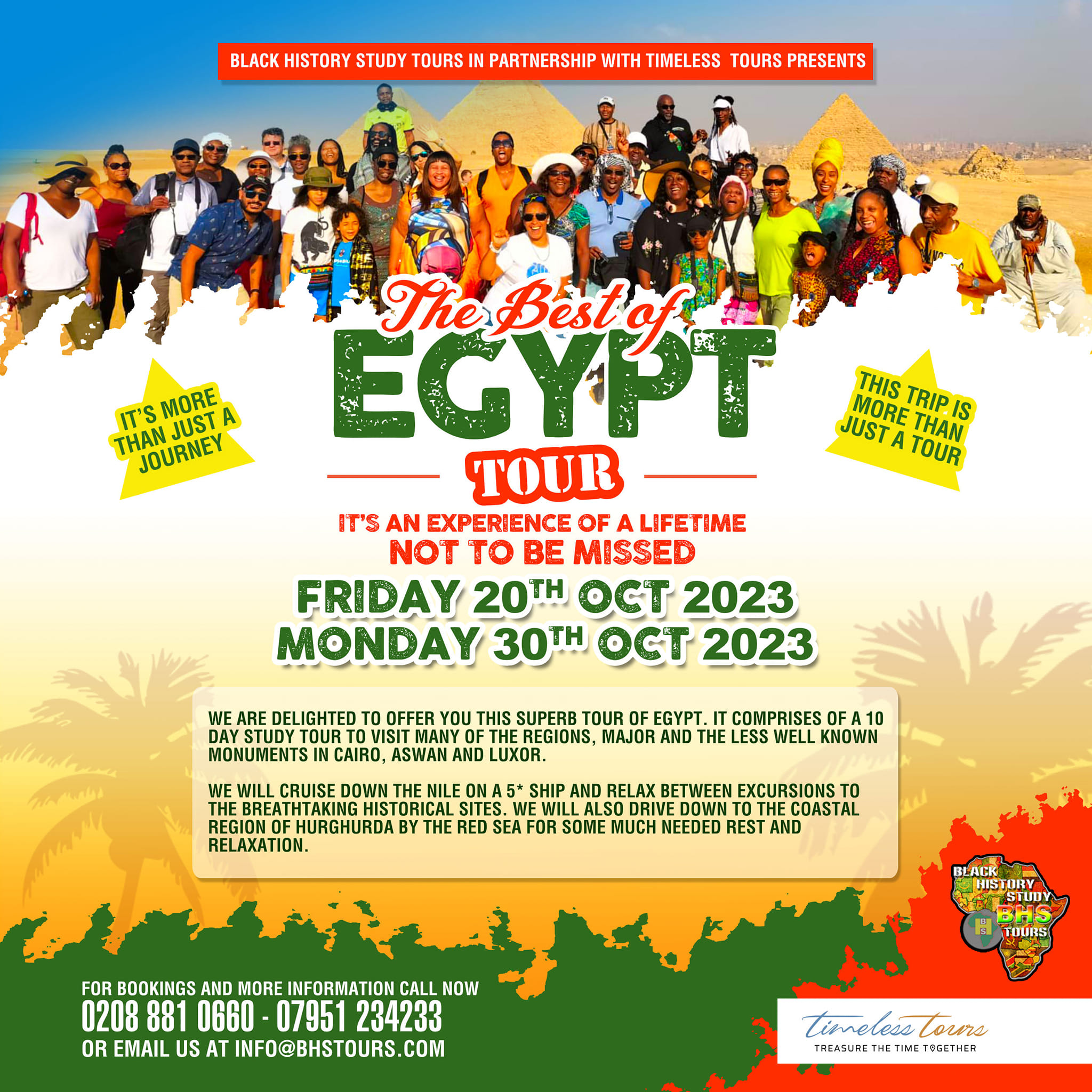 Read more about the article Best of Egypt Tour – October 2023