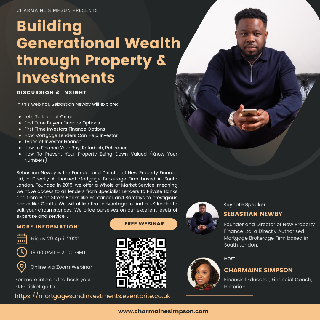 You are currently viewing FREE WEBINAR – Building Generational Wealth through Property & Investments