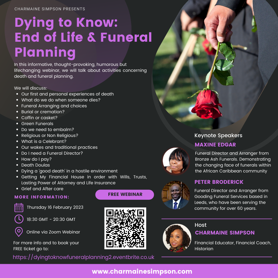Read more about the article FREE WEBINAR: Dying to Know: End of Life & Funeral Planning
