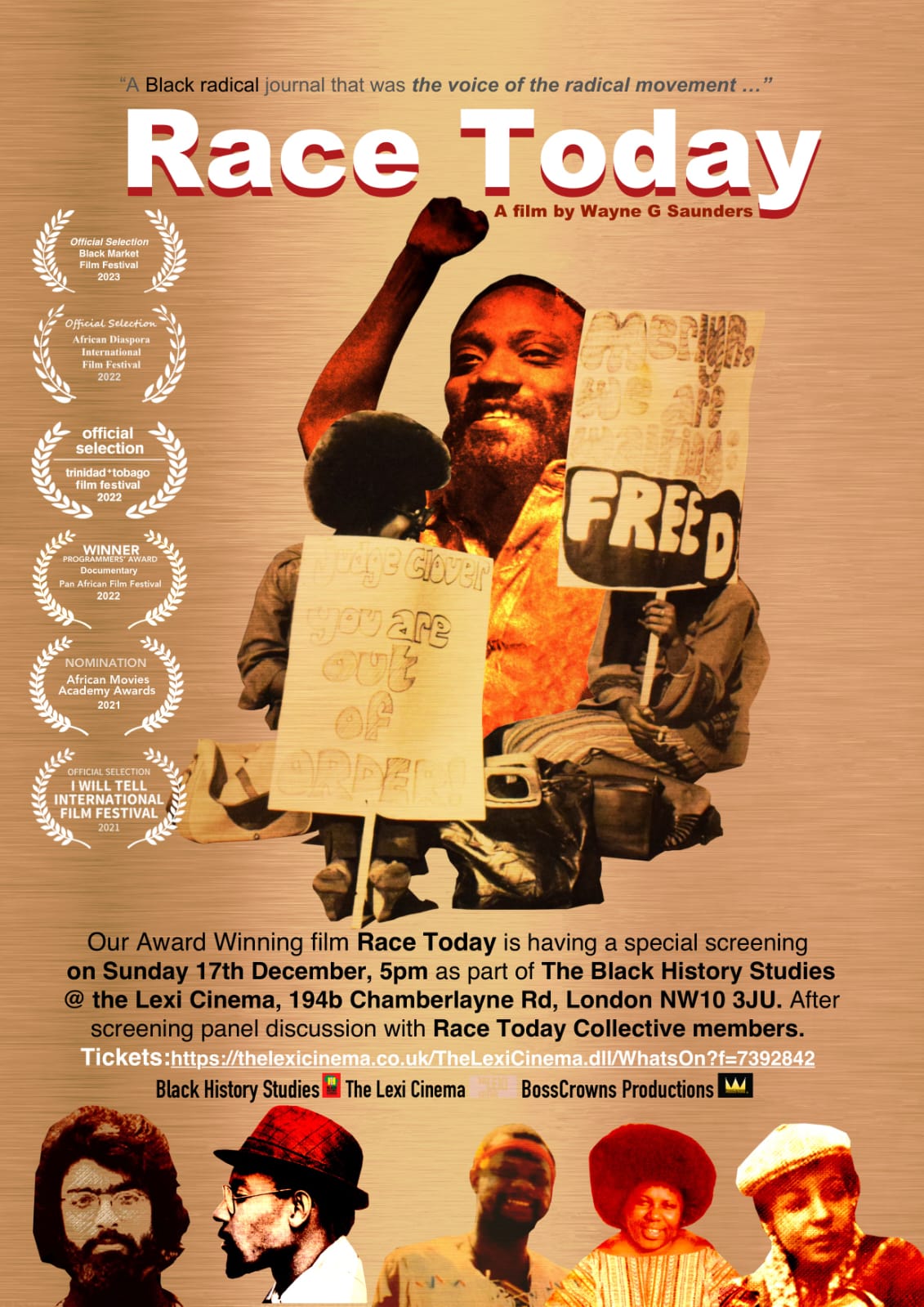 You are currently viewing West London Premiere of ‘Race Today: The Untold Story of Black Britain’s Political Journal’