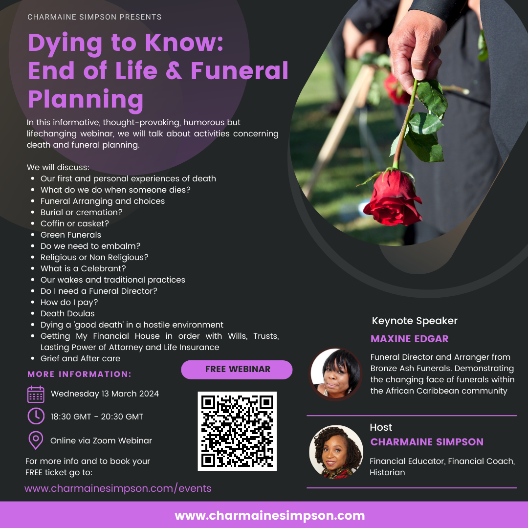 Read more about the article FREE WEBINAR – Dying to Know: End of Life & Funeral Planning