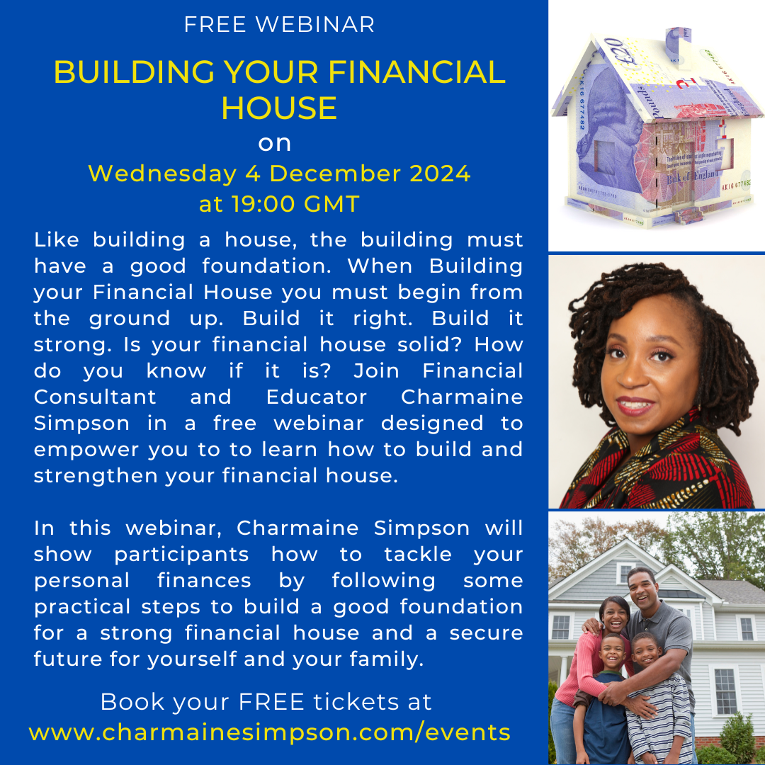 You are currently viewing FREE WEBINAR: Building Your Financial House – Wednesday 4 December 2024