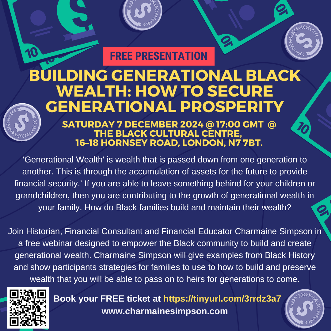 You are currently viewing FREE Presentation – Building Generational Black Wealth: How To Secure Generational Prosperity