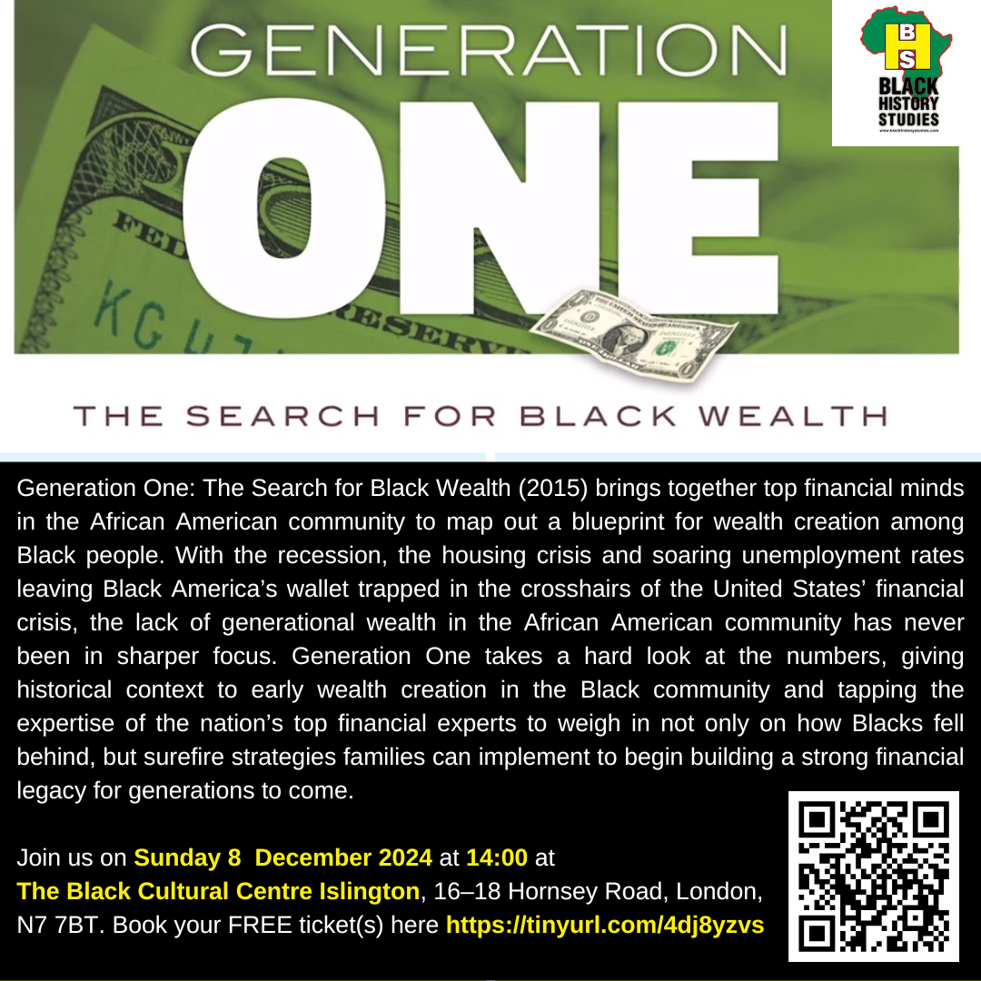 You are currently viewing FREE Screening: Generation One: The Search for Black Wealth