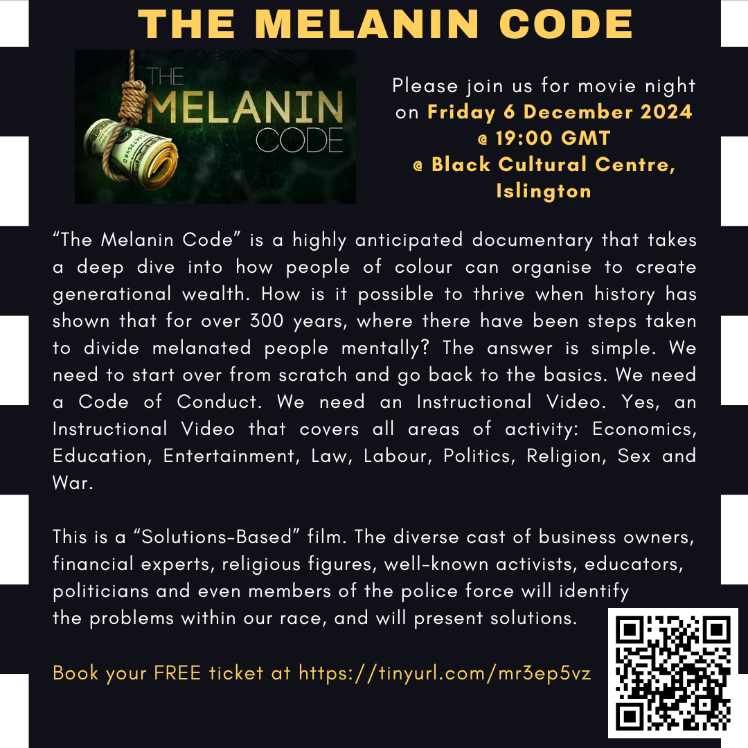 Read more about the article FREE Film Screening – The Melanin Code (12)