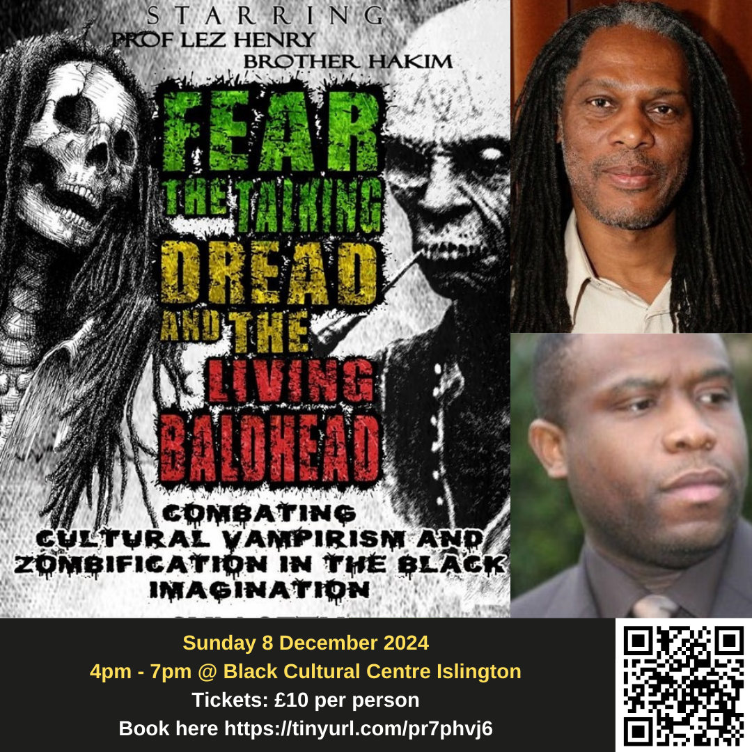 Sunday 8 December 2024 4pm – 7pm Black Cultural Centre Islington Tickets £5 per person (1)