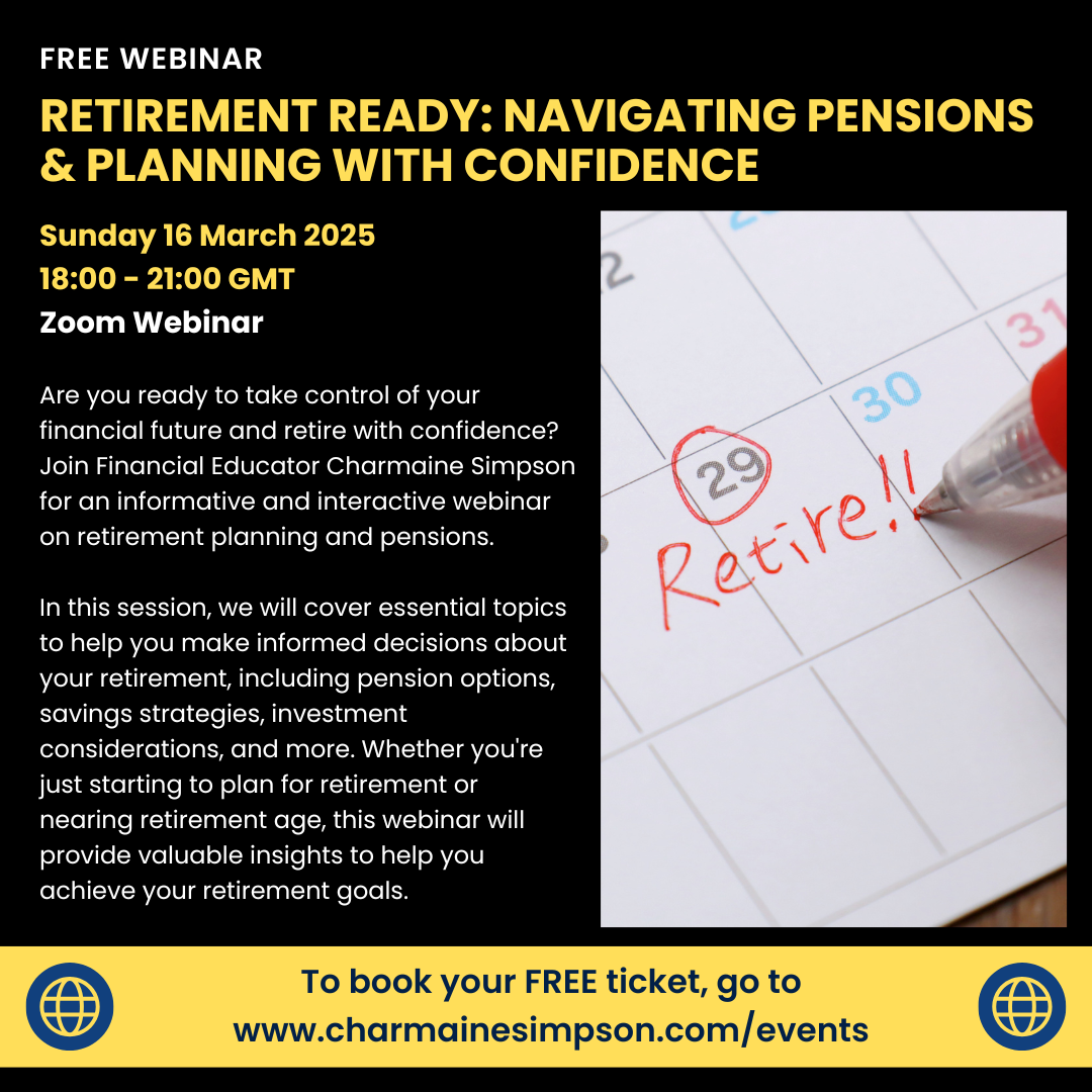 Read more about the article Retirement Ready: Navigating Pensions & Planning with Confidence – Sun 16 March 2025