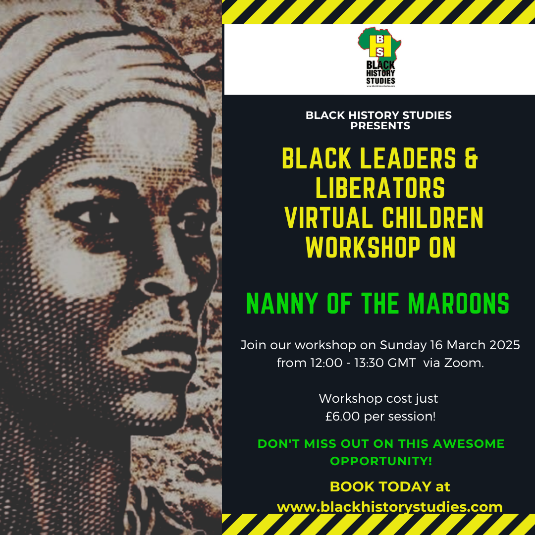 Read more about the article VIRTUAL Black History Children Workshop: Nanny of the Maroons