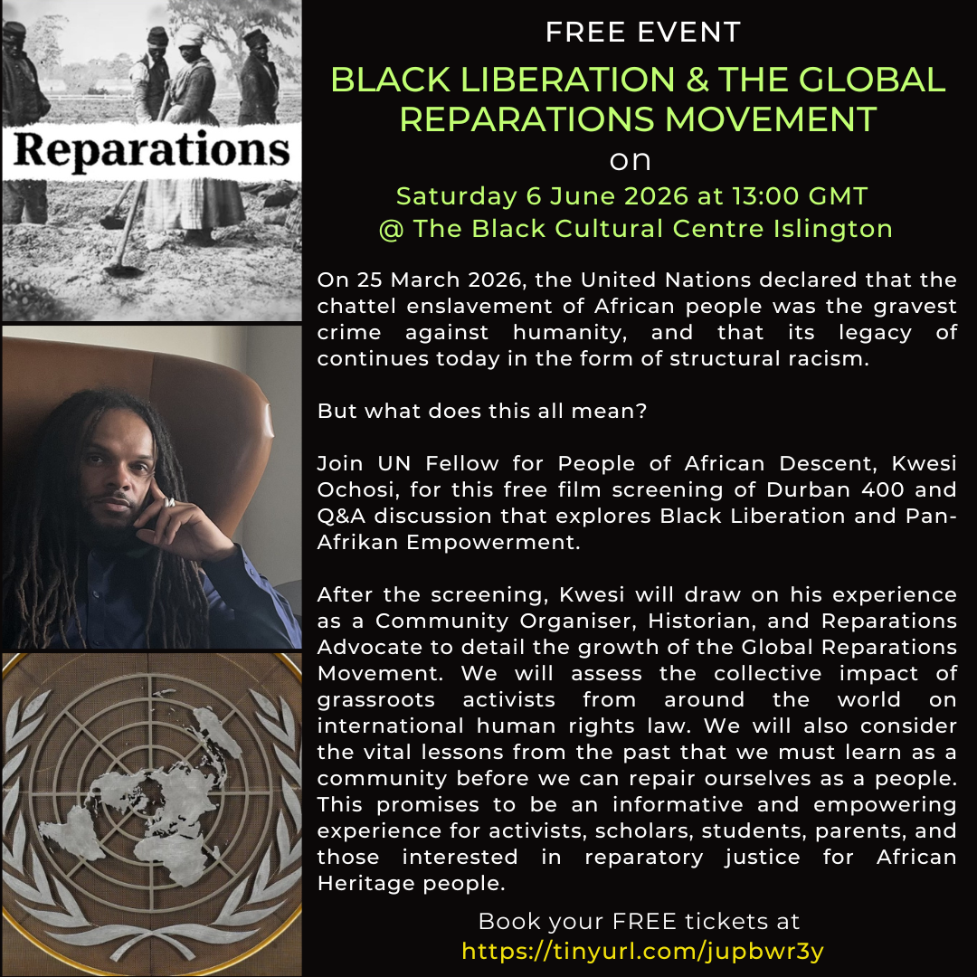 You are currently viewing Presentation – Black Liberation & the Global Reparations Movement