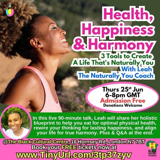 Read more about the article FREE Presentation – Health, Happiness & Harmony: 3 Tools To Create A Life That’s Naturally You with Leah The Naturally You Coach