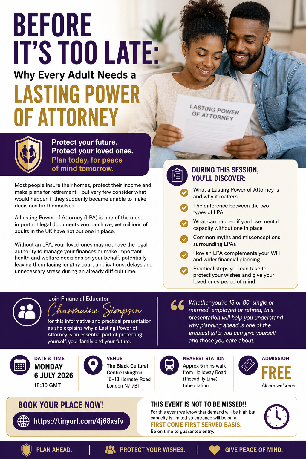 Read more about the article FREE Presentation – Before It’s Too Late: Why Every Adult Needs a Lasting Power of Attorney