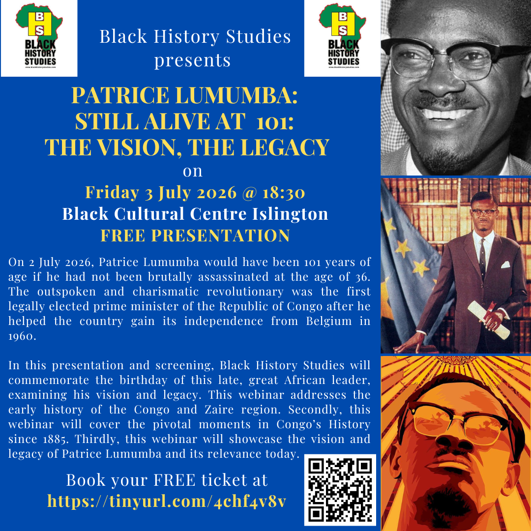 Read more about the article FREE Presentation – Patrice Lumumba: Still Alive at 101: The Vision, The Legacy